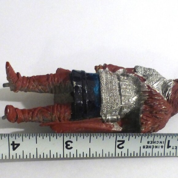 HEAVY 4" LEAD FIGURE Lead Figurine Dungeon & Dragons Knight Warrior Wizard - Picture 12 of 13